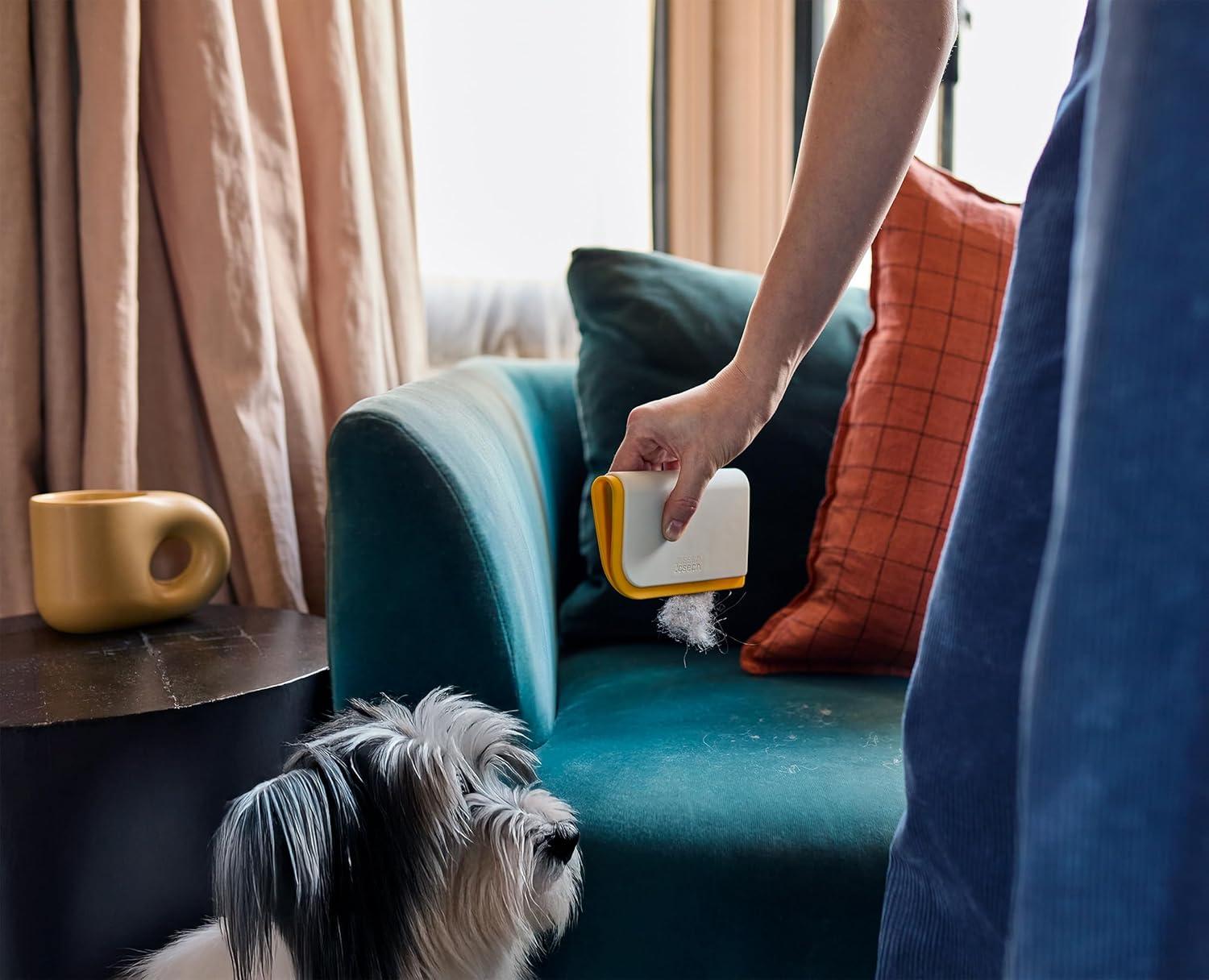 image:imageJoseph Joseph CleanTech 3in1 Pet Hair Remover for Upholstery Fabric Furniture amp Couches