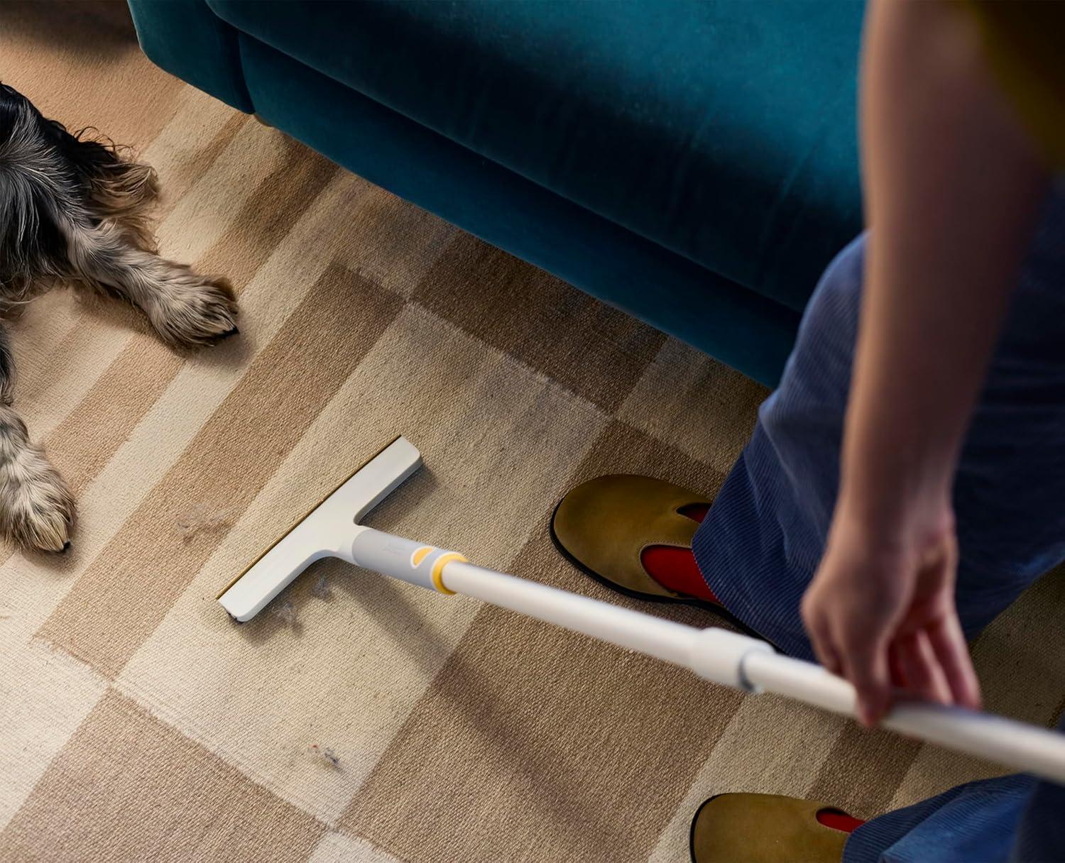 image:imageJoseph Joseph CleanTech 3pc Pet Hair Cleaning Tool Set Manual Rake for Carpet Upholstery amp Furniture with Extension Pole