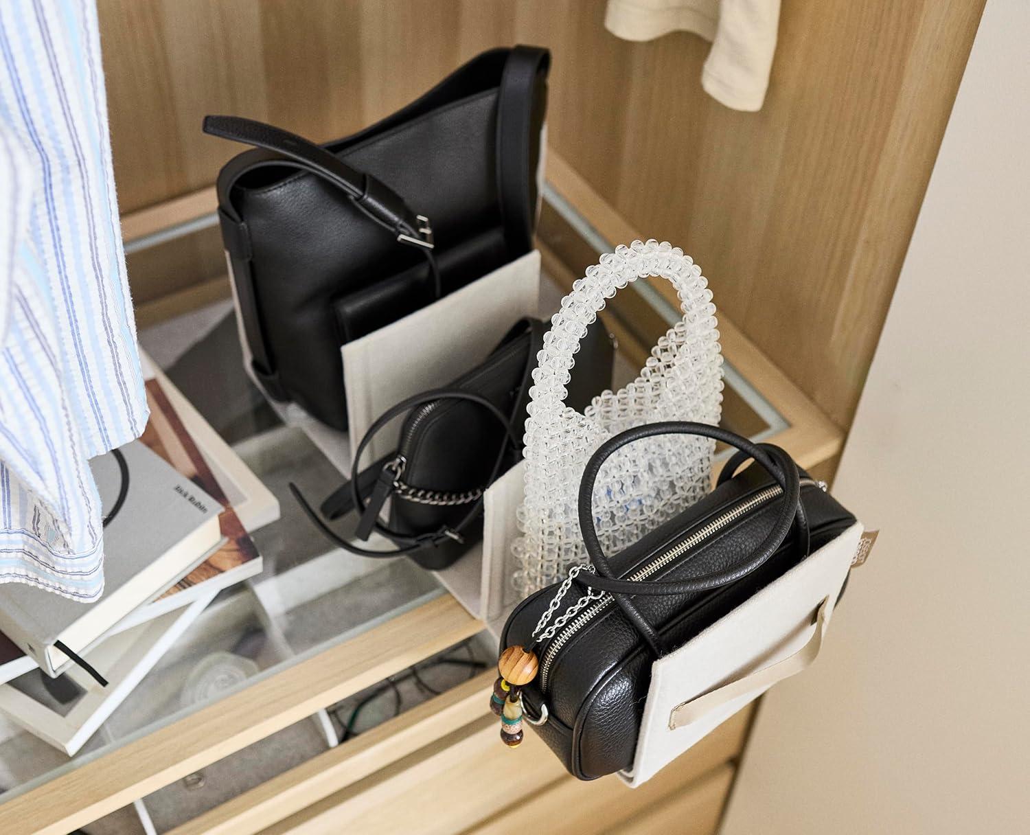 image:imageJoseph Joseph Orderly OverDoor Purse Organizer Bag Storage System 3 Adjustable Hooks ClosetDividers