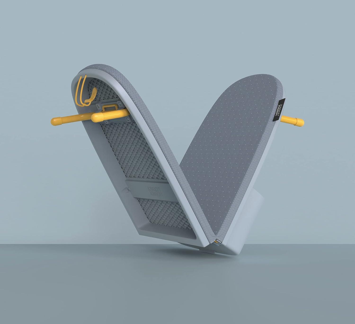 image:imageJoseph Joseph Pocket Max Portable Folding Tabletop Ironing Board 43 Surface Integrated Iron Storage HookGreyYellow
