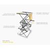 Joseph Joseph AirFrame Max Drying Rack, 70 ft Capacity, Large Folding Clothes Airer with Long Garment Rails(70 ft)