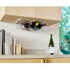 Joseph Joseph Cradle Wine Bottle Organizer, Under Cabinet Mount, Folding Steel Rack, Holds 4 Bottles