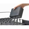 Joseph Joseph Extend Steel Plus Extendable Dish Rack Steel, Small to Large Dish Drainer with Wine Glass Holder & Drain Spout(Gray)