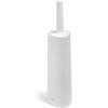 Joseph Joseph Flex 360 Lite Silicone Toilet Brush & Holder, 360 Clean, Anti-Drip, Replaceable Head, White(White)