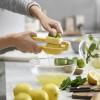 Joseph Joseph JuiceMax Plus Manual Citrus Juicer & Press, Dual-Action, Measuring Cup, Lemon, Lime, Orange(Standard)