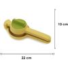 Joseph Joseph JuiceMax Plus Manual Citrus Juicer & Press, Dual-Action, Measuring Cup, Lemon, Lime, Orange(Standard)