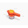 Joseph Joseph JuiceMax Plus Manual Citrus Juicer & Press, Dual-Action, Measuring Cup, Lemon, Lime, Orange(W/Jug)