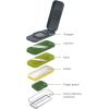 Joseph Joseph Multi-Grate & Store Cheese Grater & Zester Set, 3-in-1 Box Grater with Food Storage Container(Chopper)