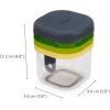 Joseph Joseph Multi-Grate & Store Cheese Grater & Zester Set, 3-in-1 Box Grater with Food Storage Container(Slicer)