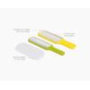 Joseph Joseph Nest Paddle Grater & Zester Set of 2, Stainless Steel, Coarse/Fine Blades, Safe Storage