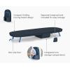 Joseph Joseph Pocket Max Portable Folding Tabletop Ironing Board, 43″ Surface, Integrated Iron Storage Hook(Black/Blue)