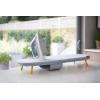 Joseph Joseph Pocket Max Portable Folding Tabletop Ironing Board, 43″ Surface, Integrated Iron Storage Hook(Grey/Yellow)