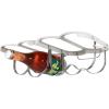 Joseph Joseph Cradle Wine Bottle Organizer, Under Cabinet Mount, Folding Steel Rack, Holds 4 Bottles