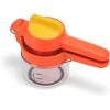 Joseph Joseph JuiceMax Plus Manual Citrus Juicer & Press, Dual-Action, Measuring Cup, Lemon, Lime, Orange(W/Jug)
