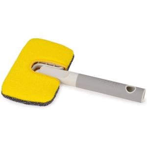 Joseph Joseph CleanTech Carpet Rake, 2-in-1 Manual Tool for Pet Hair & Deep Cleaning on Rugs and Carpet Edges(Surface Scrubber)