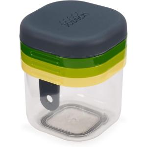 Joseph Joseph Multi-Grate & Store Cheese Grater & Zester Set, 3-in-1 Box Grater with Food Storage Container(Slicer)