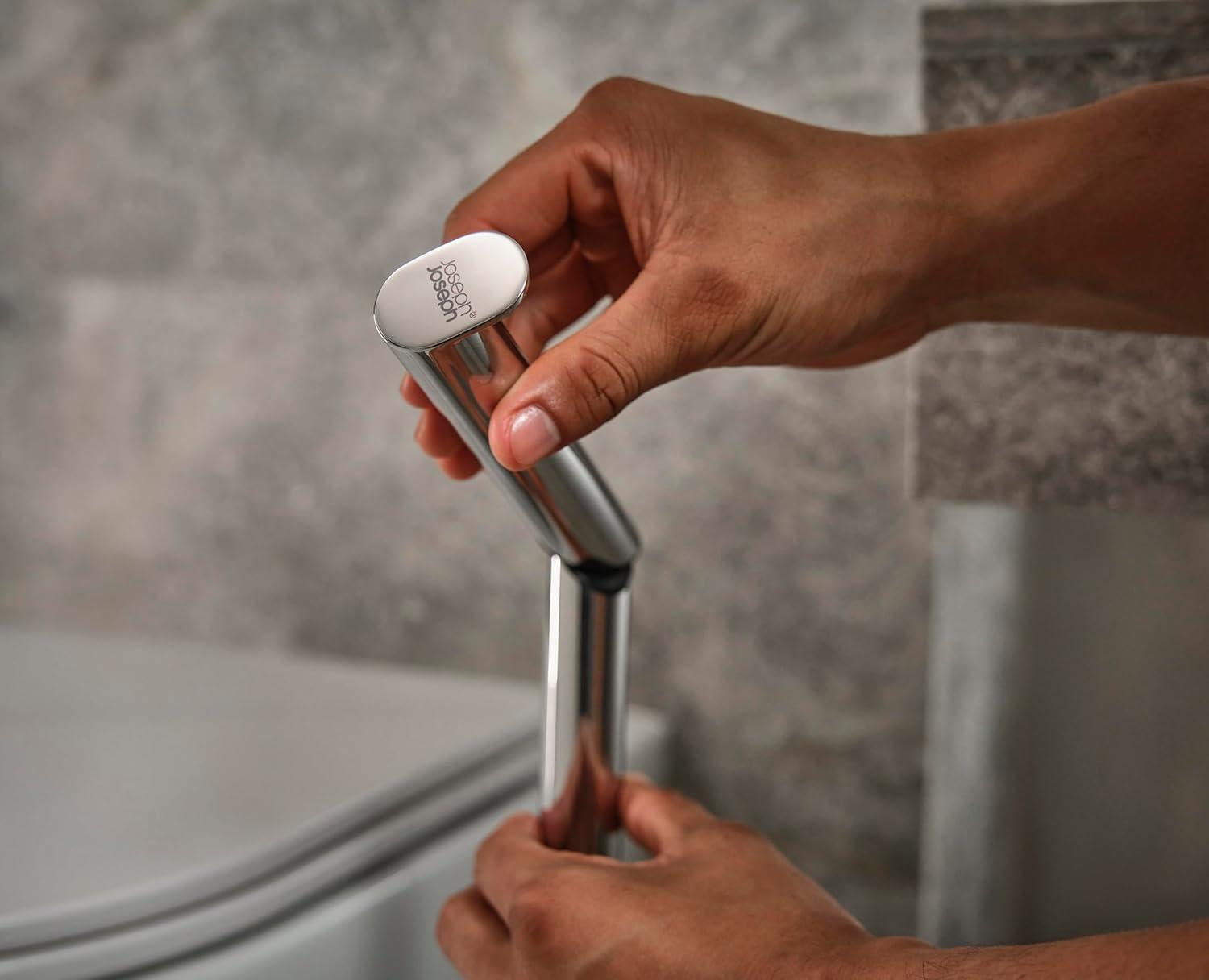 image:imageJoseph Joseph EasyStore Luxe 2 in 1 FreeStanding Toilet Paper Holder Stand Premium Stainless Steel Up to 4 Toilet Roll StorageStand