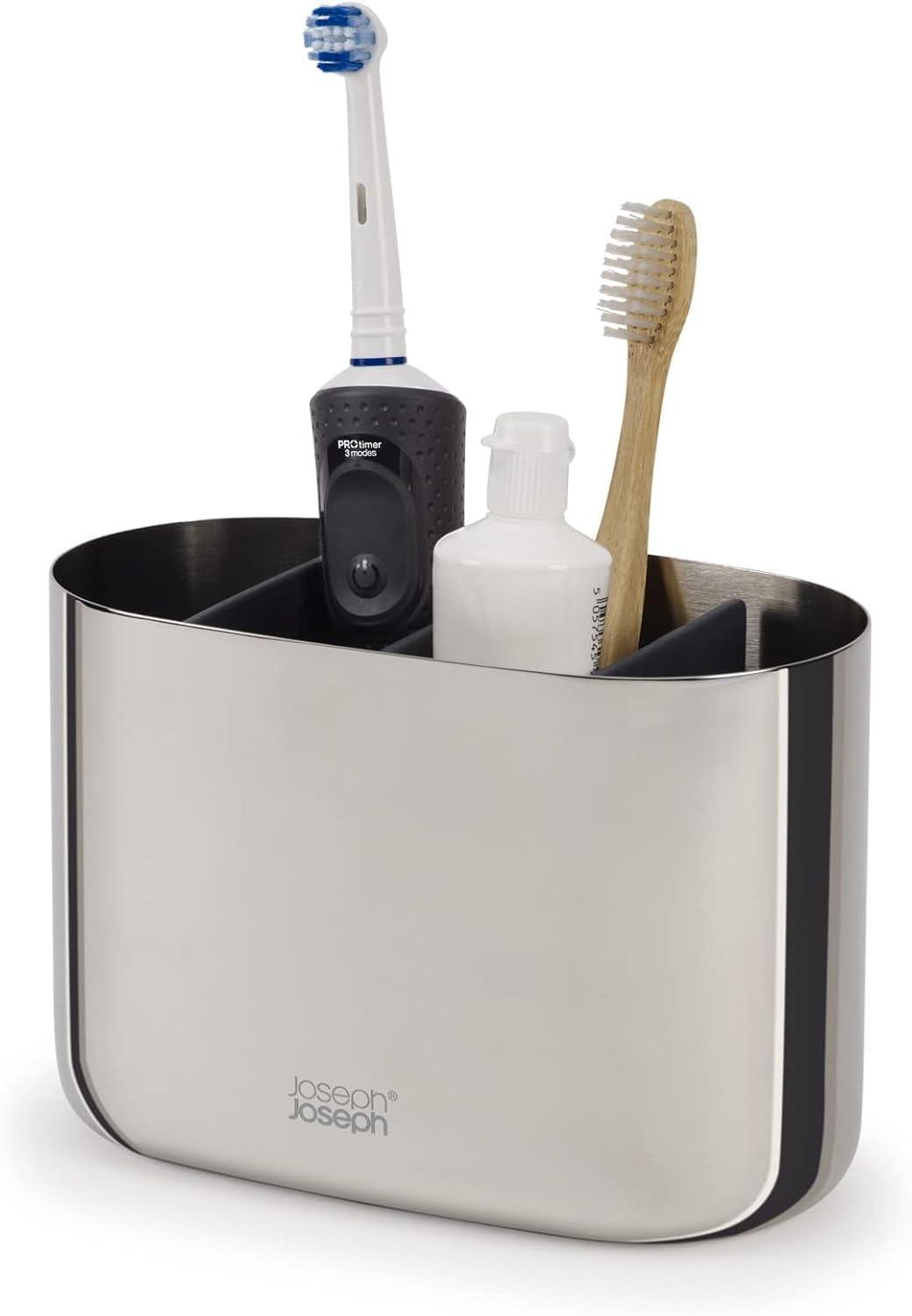 image:imageJoseph Joseph EasyStore Luxe QuickDrain StainlessSteel Soap DishStainless Steel
