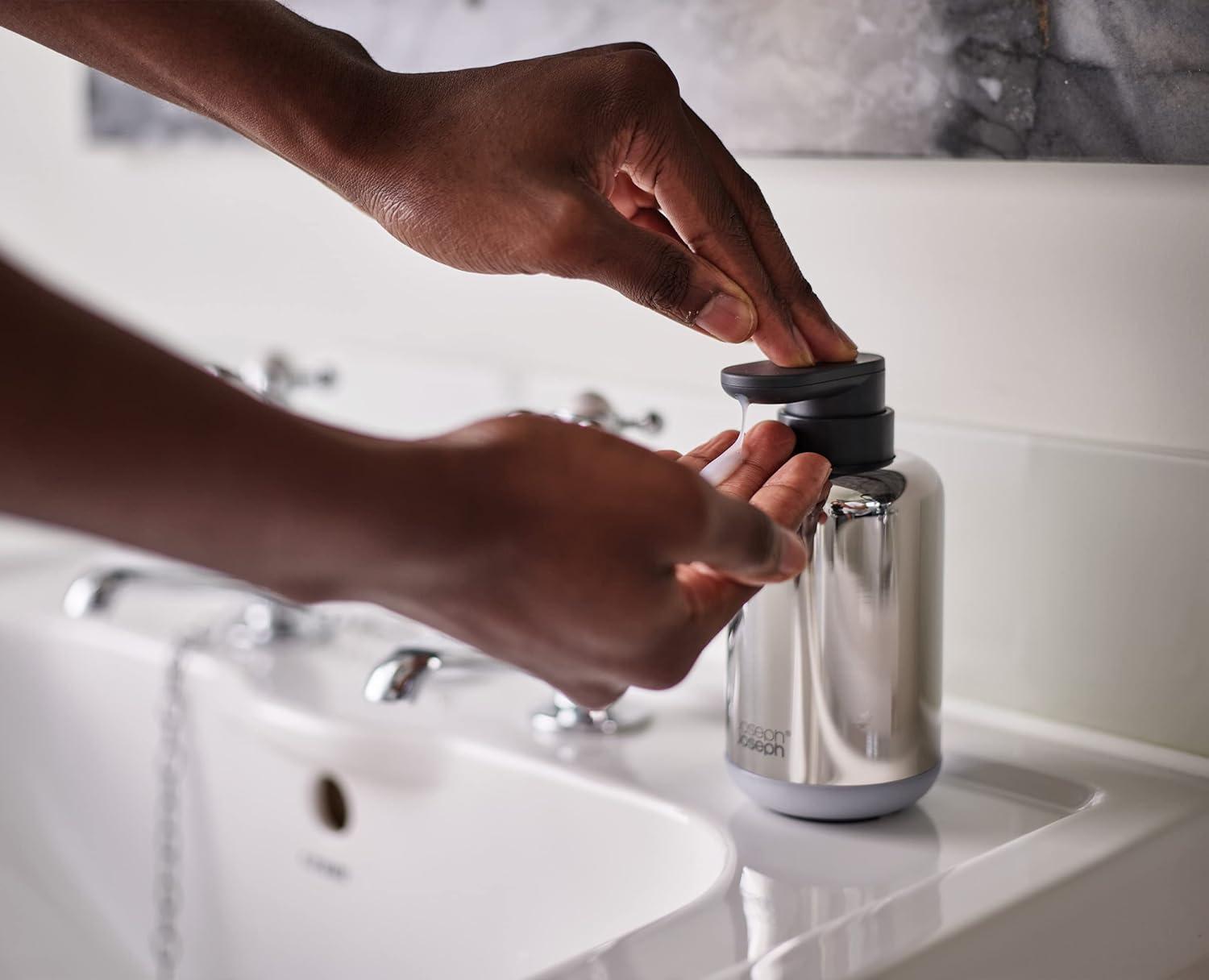 image:imageJoseph Joseph EasyStore Luxe QuickDrain StainlessSteel Soap DishStainless Steel