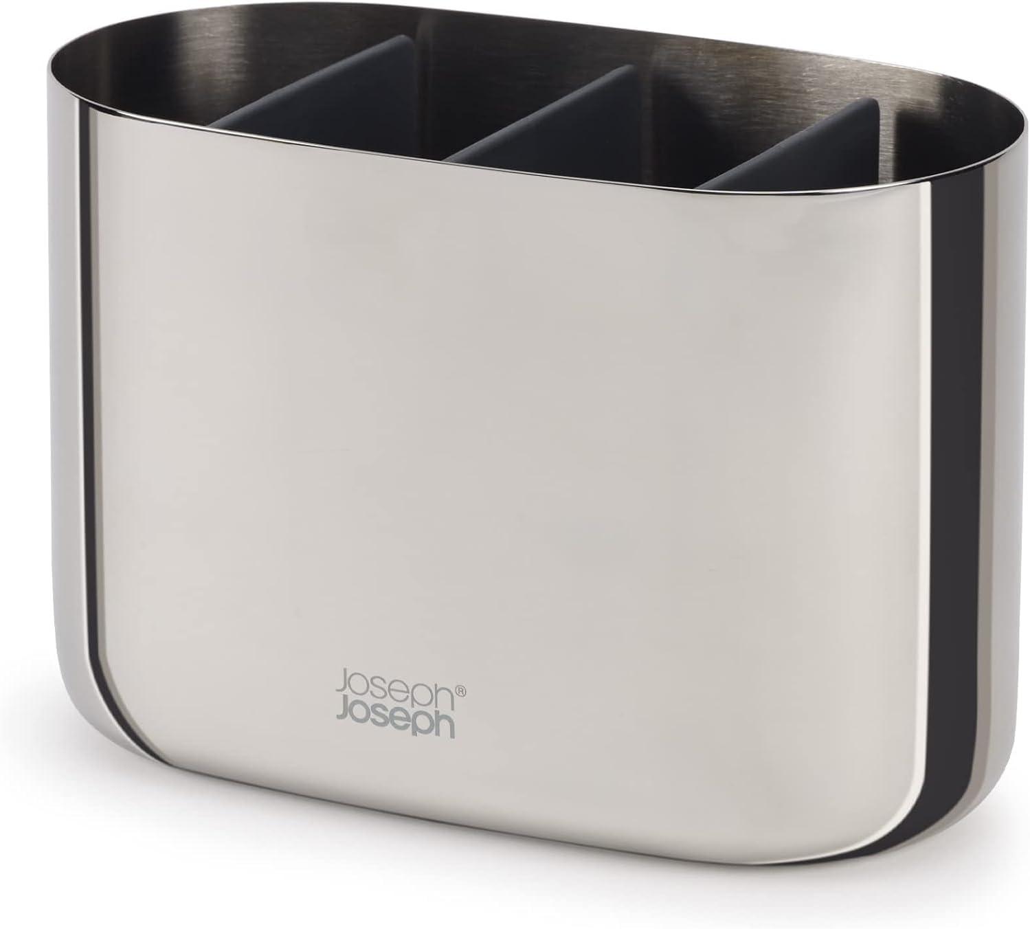 image:imageJoseph Joseph EasyStore Luxe QuickDrain StainlessSteel Soap DishStainless Steel