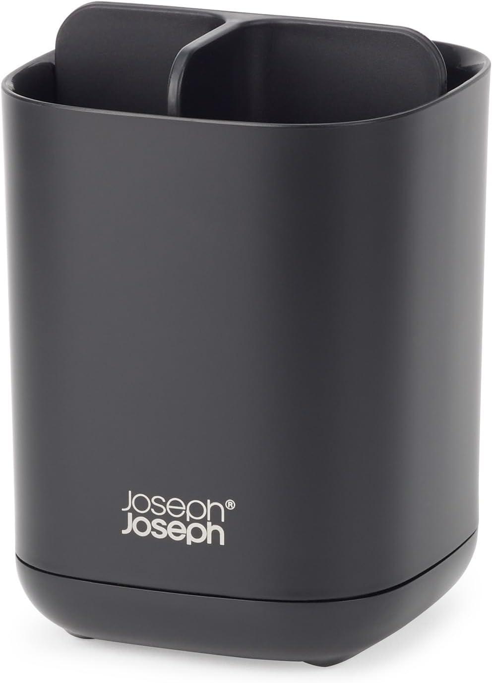 image:imageJoseph Joseph EasyStore StainlessSteel Toothbrush Holder Bathroom Storage Organizer Caddy SmallBlack