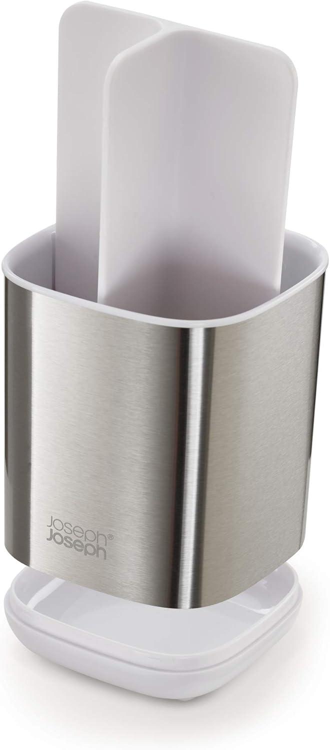 image:imageJoseph Joseph EasyStore StainlessSteel Toothbrush Holder Bathroom Storage Organizer Caddy SmallStainless Steel
