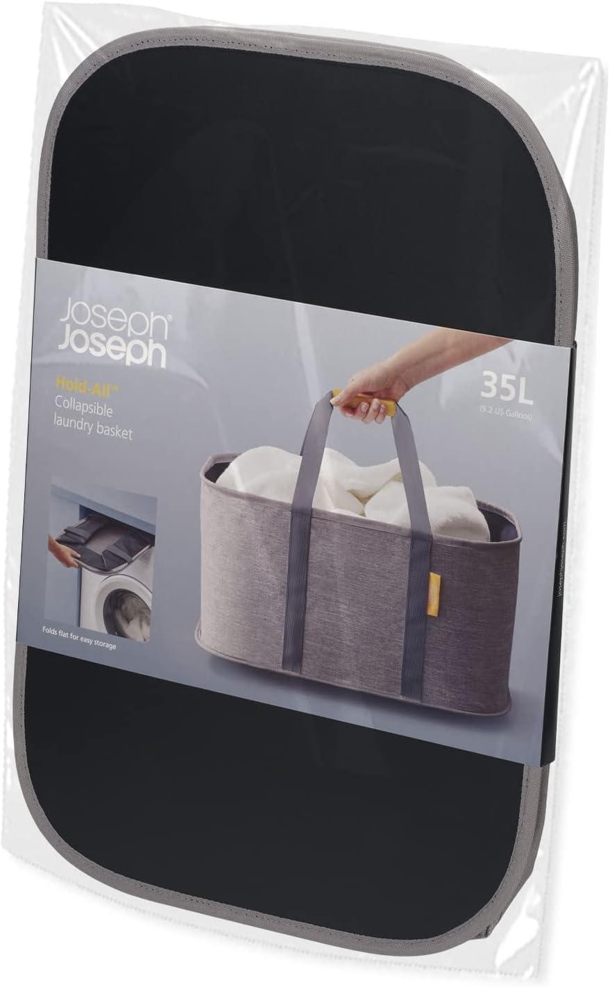 image:imageJoseph Joseph HoldAll Max Collapsible 55L145 Gallon Washing Laundry Basket Bag Durable Fabric Moisture Resistant GreyGrey