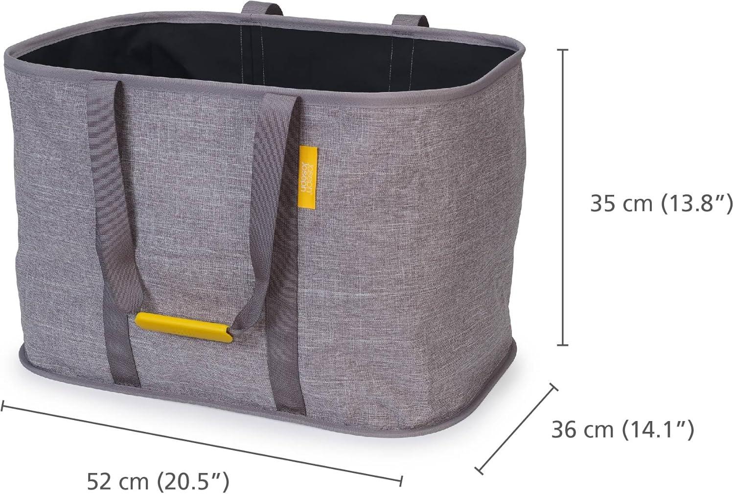 image:imageJoseph Joseph HoldAll Max Collapsible 55L145 Gallon Washing Laundry Basket Bag Durable Fabric Moisture Resistant GreyGrey