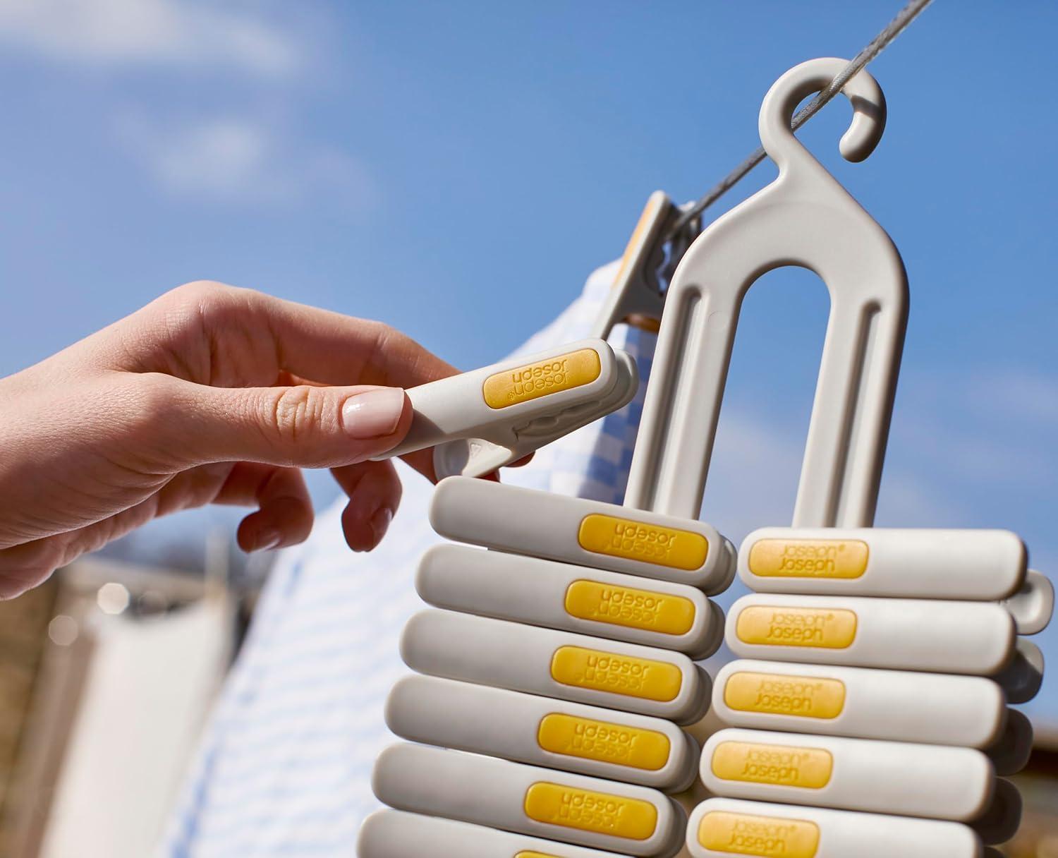 image:imageJoseph Joseph PegStore 30Piece Clothes Pin Set with Storage Stand Durable and UVResistant Recycled Plastic for Clothesline
