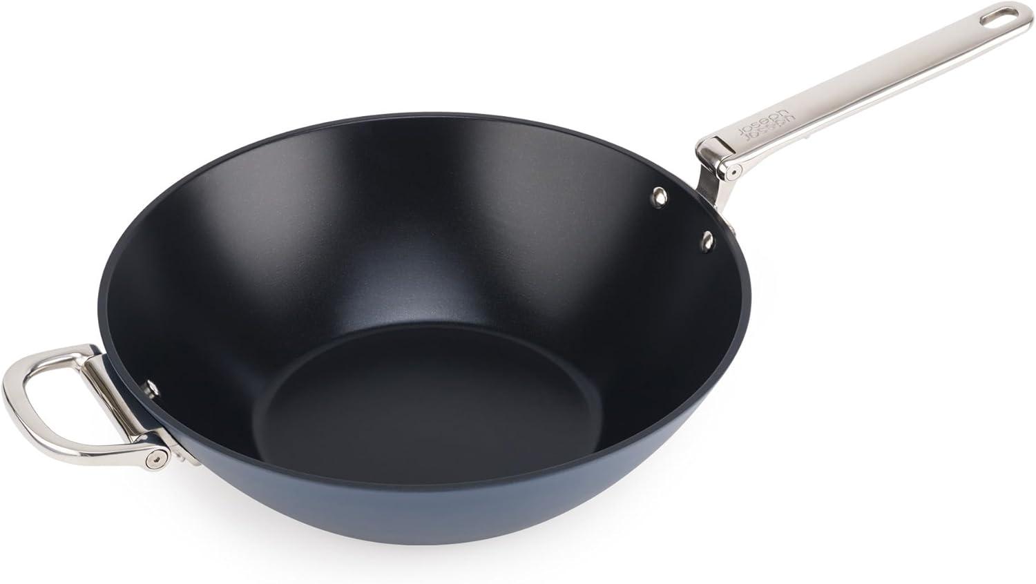 image:imageJoseph Joseph Space 125 Nonstick Wok with Lid amp Folding Handle Space Saving Stirfry Pan Ceramic Coating Induction amp Oven Safe125