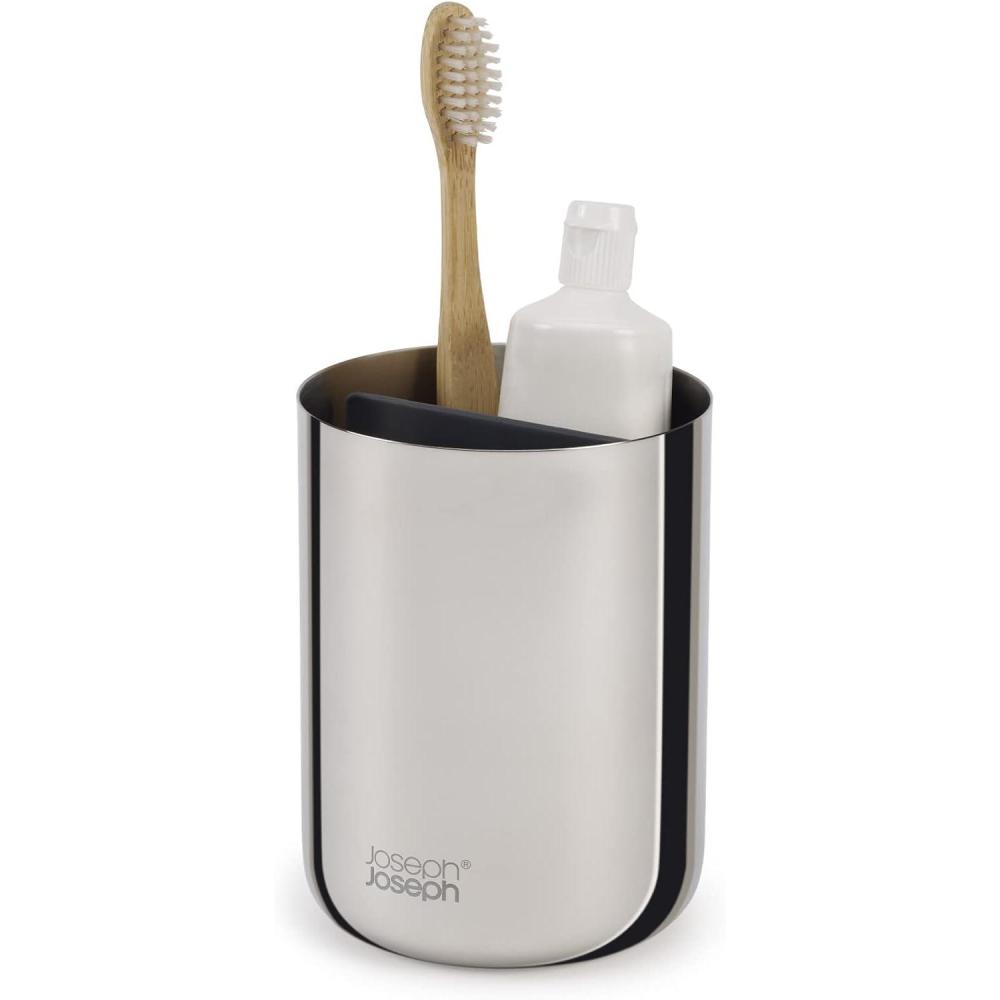 image:imageJoseph Joseph EasyStore Luxe QuickDrain StainlessSteel Soap DishStainless Steel
