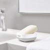 Joseph Joseph 70511 Slim Compact Soap Dish with Drain, Gray, 7.1 x 3.6 x 8.4 cm(Grey/White)
