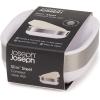 Joseph Joseph 70511 Slim Compact Soap Dish with Drain, Gray, 7.1 x 3.6 x 8.4 cm(Stainless Steel)