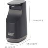 Joseph Joseph 70512 Slim Compact Soap Dispenser with Non-Drip Nozzle, Gray(Black)