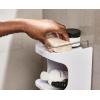 Joseph Joseph 70564 Capsule Shower Caddy 4-tier Compact Shower Shelf, White(4 Tier)