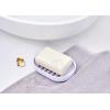Joseph Joseph Duo Quick-Drain Soap Dish Holder, Soap Cup Tray Stand for Bathroom & Kitchen, White