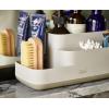 Joseph Joseph EasyStore Bathroom Storage Caddy, Toothbrush and Toothpaste Organiser for Bathroom Accessories, Matt Finish, Ecru(Ecru)