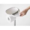 Joseph Joseph EasyStore Butler Toilet Paper Holder Stand and Flex Toilet Brush with Shelf and Drawer, Stainless Steel(Stand with Toilet Brush)