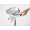 Joseph Joseph EasyStore Butler Toilet Paper Holder Stand and Flex Toilet Brush with Shelf and Drawer, Stainless Steel(Stand with Toilet Brush)