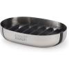 Joseph Joseph EasyStore Luxe Quick-Drain Stainless-Steel Soap Dish(Stainless-steel)