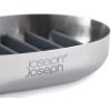 Joseph Joseph EasyStore Luxe Quick-Drain Stainless-Steel Soap Dish(Stainless-steel)