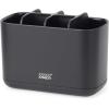 Joseph Joseph EasyStore Stainless-Steel Toothbrush Holder Bathroom Storage Organizer Caddy, Small(Black)