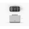 Joseph Joseph EasyStore Stainless-Steel Toothbrush Holder Bathroom Storage Organizer Caddy, Small(Grey/White)