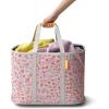 Joseph Joseph Hold-All Max Collapsible 55L Washing Laundry Basket Bag, Durable Fabric, Moisture Resistant, Peach Blossom