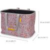 Joseph Joseph Hold-All Max Collapsible 55L Washing Laundry Basket Bag, Durable Fabric, Moisture Resistant, Peach Blossom