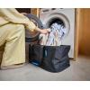 Joseph Joseph Hold-All Max Collapsible 55L/14.5 Gallon Washing Laundry Basket Bag, Durable Fabric, Moisture Resistant, Grey(Black)