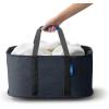 Joseph Joseph Hold-All Max Collapsible 55L/14.5 Gallon Washing Laundry Basket Bag, Durable Fabric, Moisture Resistant, Grey(Black)