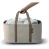 Joseph Joseph Hold-All Max Collapsible 55L/14.5 Gallon Washing Laundry Basket Bag, Durable Fabric, Moisture Resistant, Grey(Ecru)