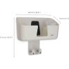 Joseph Joseph IronHub Wall mounted Iron Holder and Jug Storage Organizer with Adjustable Ironing Board Hanger, and Heat-Resistant Iron Pad