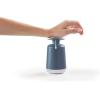 Joseph Joseph Presto Stainless-Steel Hygienic Easy-Push Soap Dispenser with Wide Pump, White(Blue)